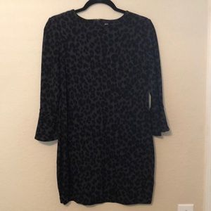 Old Navy - Leopard print quarter sleeve mini dress